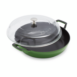 Staub Heritage All-Day Pan with Domed Glass Lid, 3.5 qt. Great cooking surface