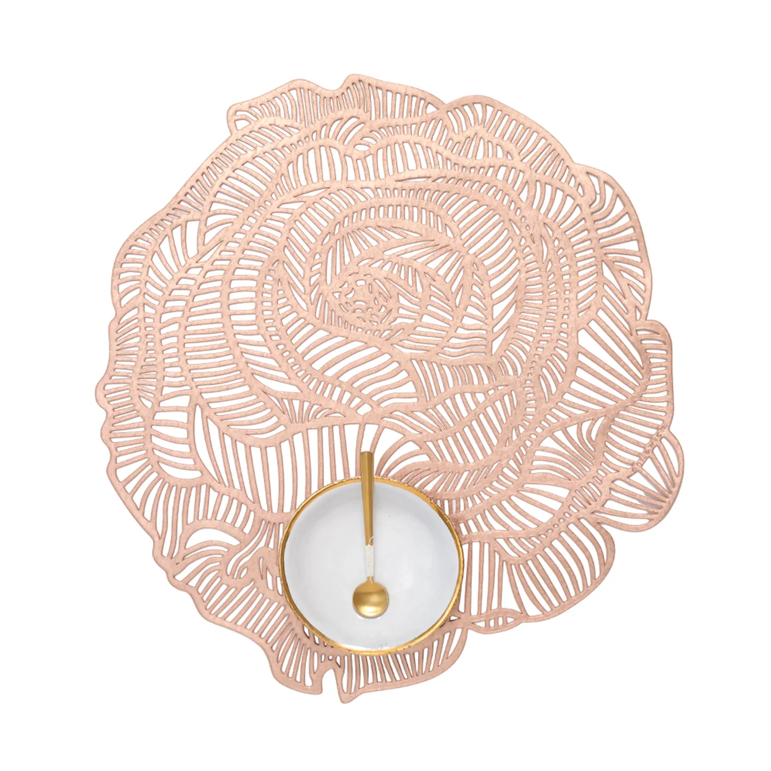 Chilewich Pressed Rose Placemat, 15"