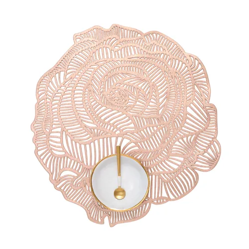 Chilewich Pressed Rose Placemat, 15"