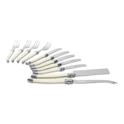 French Home 11-Piece Laguiole Style Cheese Serve Set
