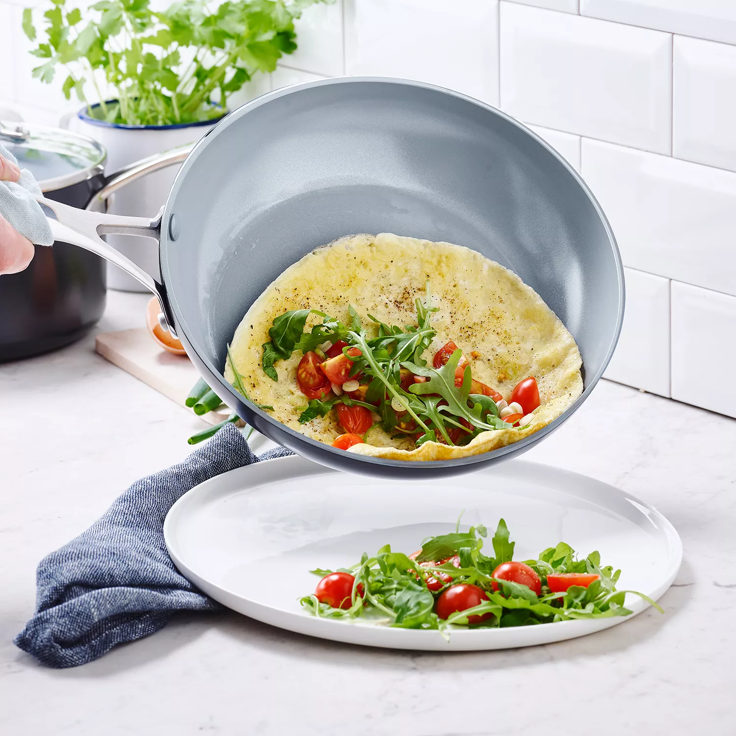 GreenPan Valencia Pro Ceramic Nonstick, Set of 10 + Bonus