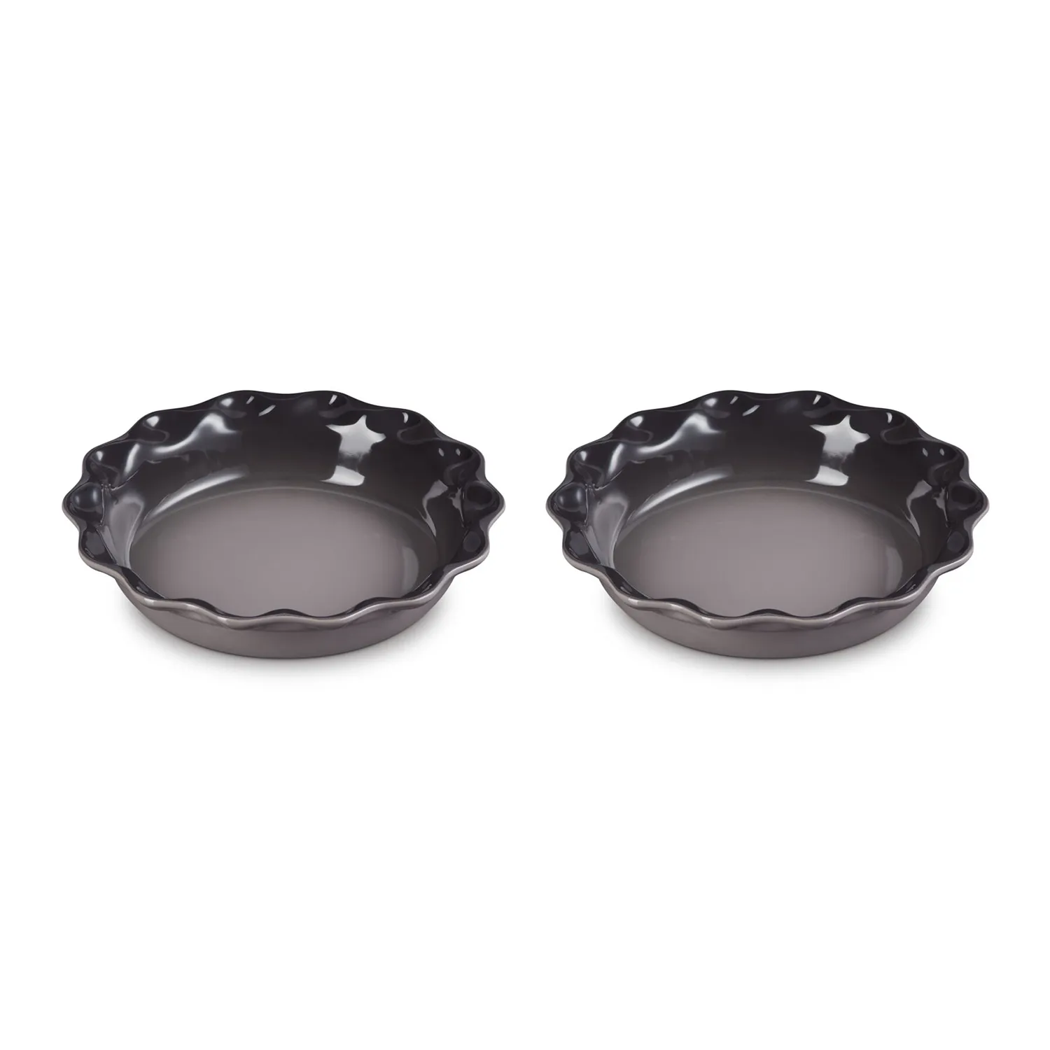 Le Creuset Heritage 2-Piece Fluted Pie Dish Set, 9"
