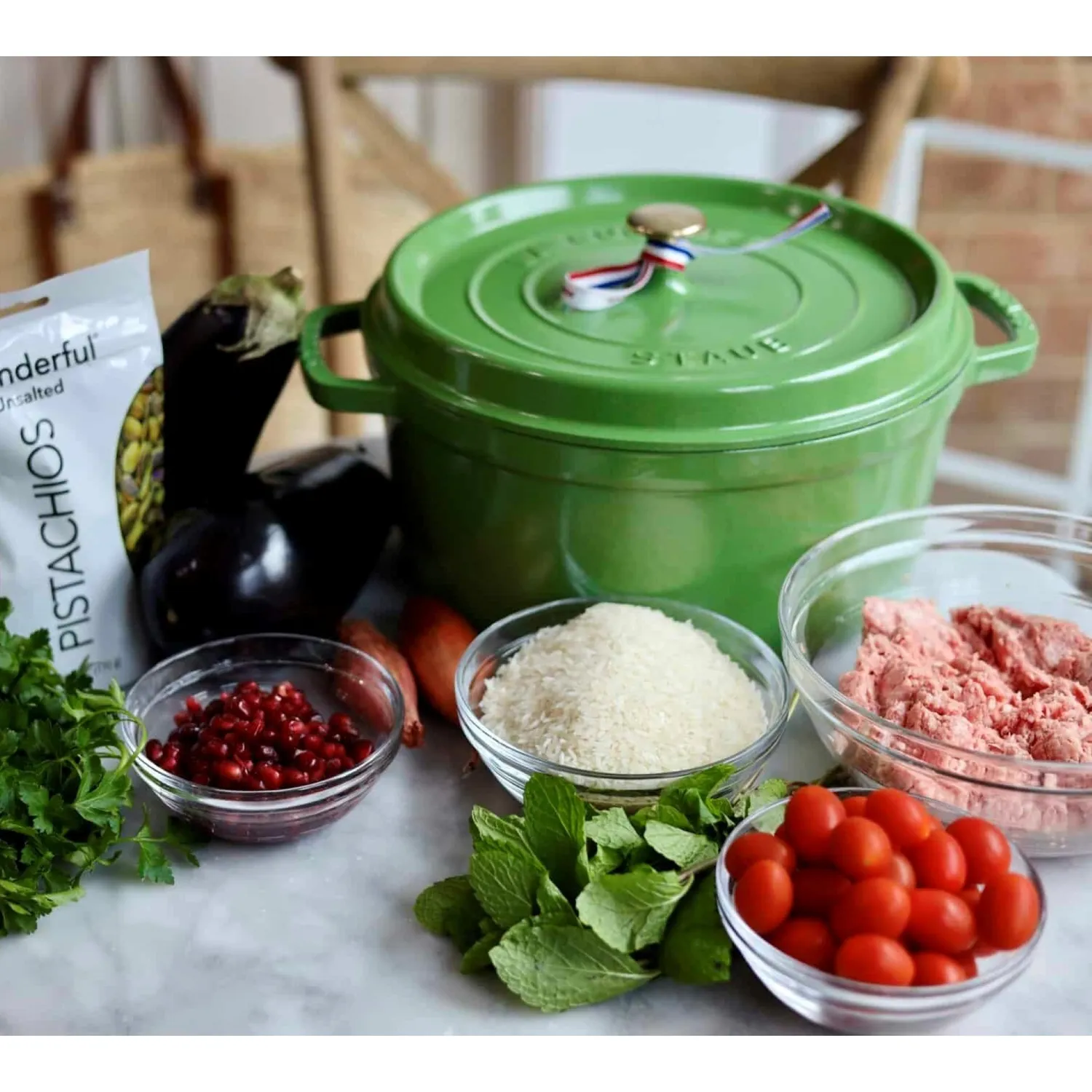 Staub Round Wide Dutch Oven, 4 qt.