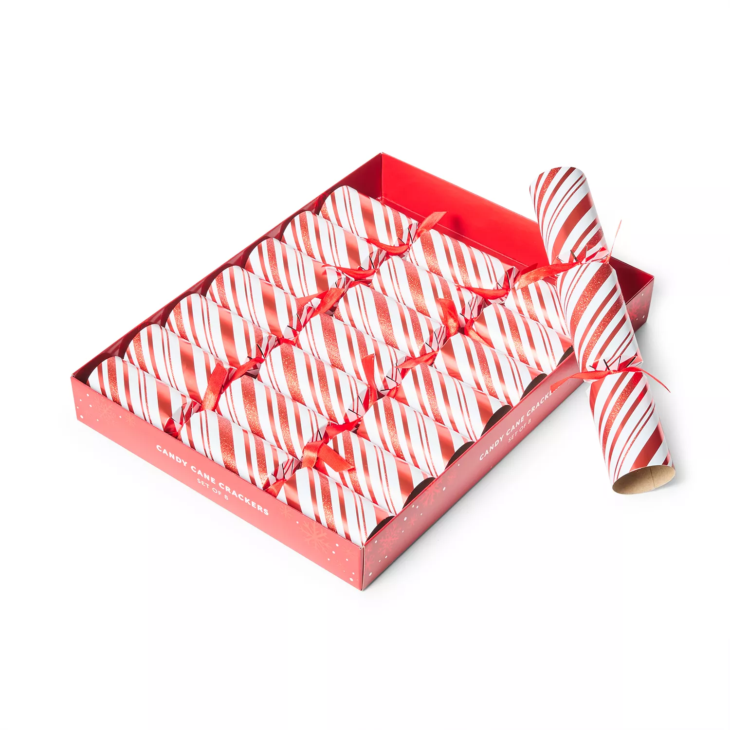 Sur La Table Candy Cane Crackers, Set of 8