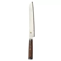 Miyabi Black Bread Knife, 9.5&#34;