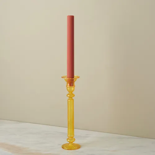 Be Home Nalia Yellow Taper Candle