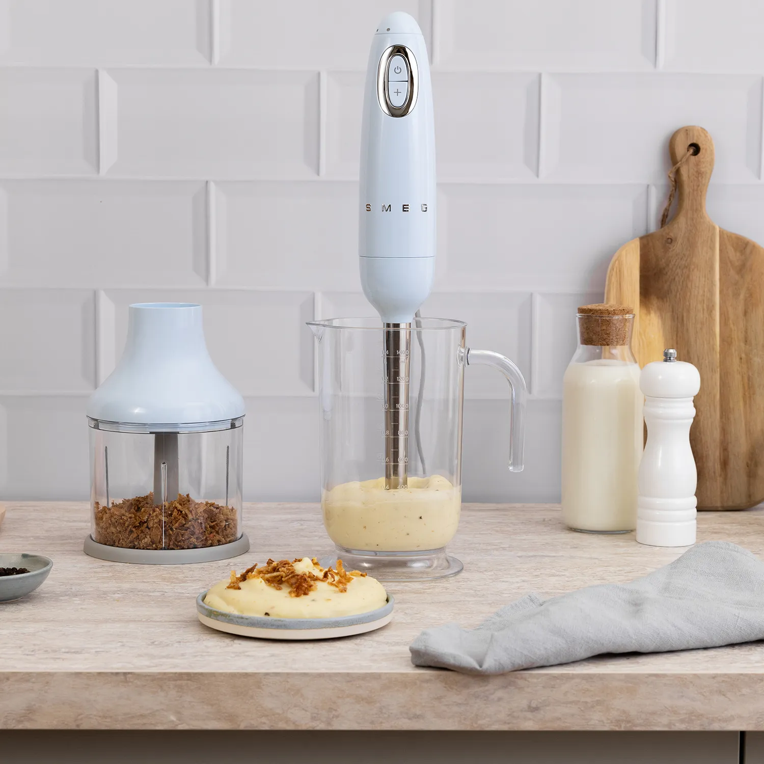 Smeg 50s Retro Style Hand Blender with Accessories