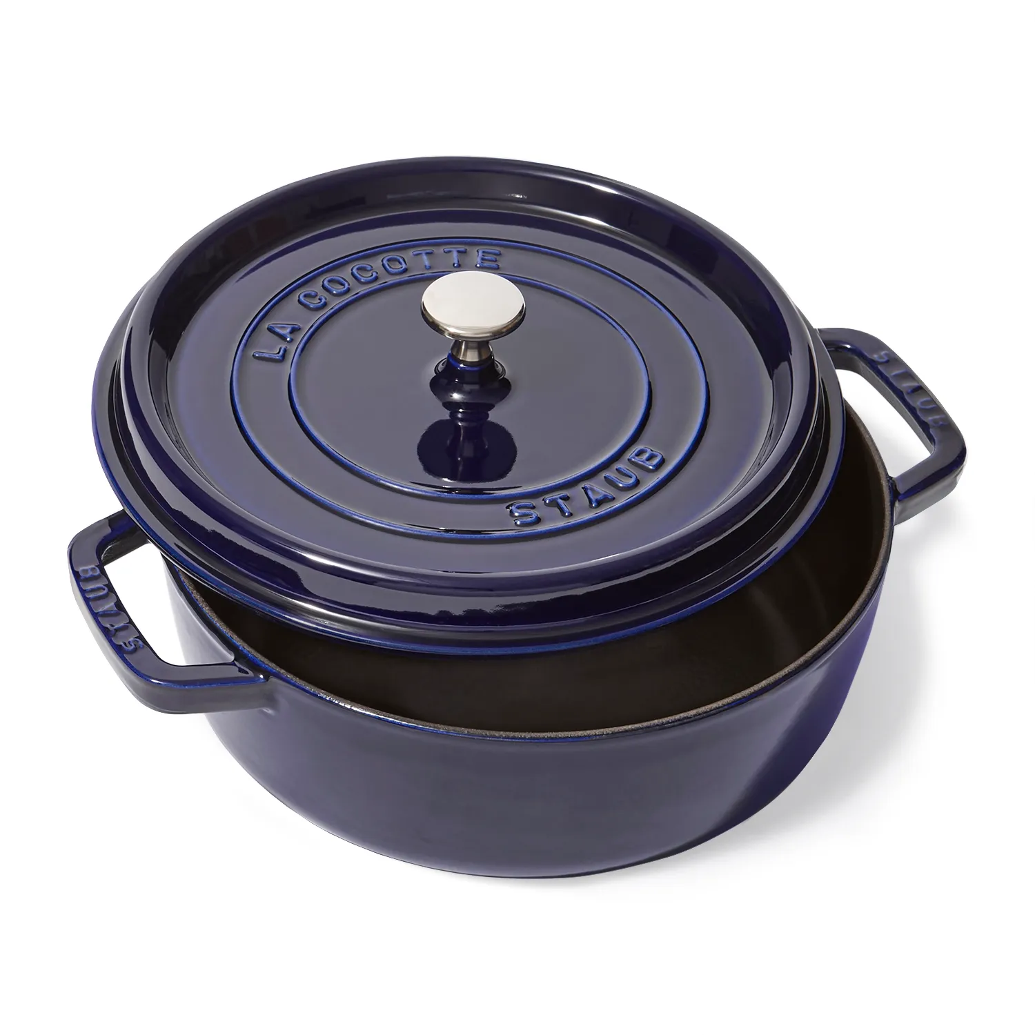 Staub Shallow Round Dutch Oven, 4qt.