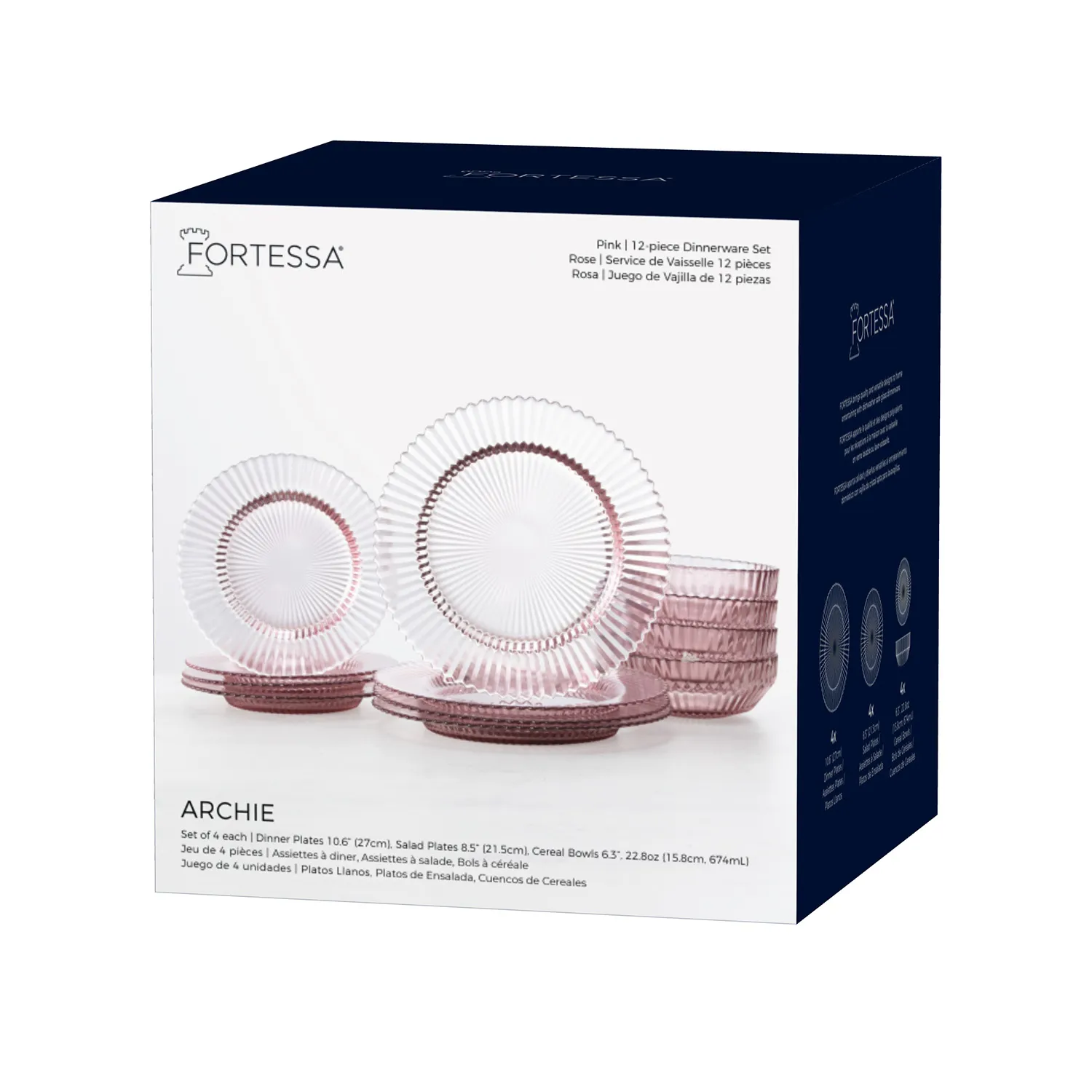 Fortessa Archie 12-Piece Dinnerware Set