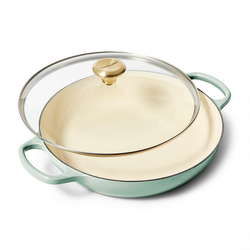 Le Creuset Buffet Casserole with Glass Lid, 3.5 qt. It was the perfect casserole to prepare my chicken provencal recipe and server right from the pot
