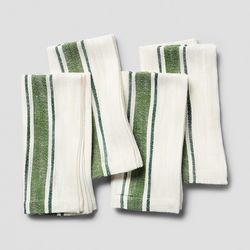 Sur La Table Cloud Woven Stripe Napkins, Set of 4 Lovely napkins