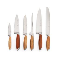 Schmidt Brothers Cutlery Bonded Teak 7-Piece Knife Block Set Love them they look great in the magnetic stand