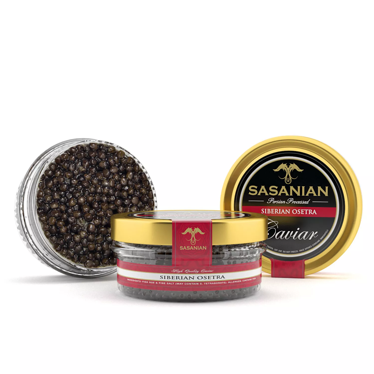 Sasanian Siberian Sturgeon Caviar