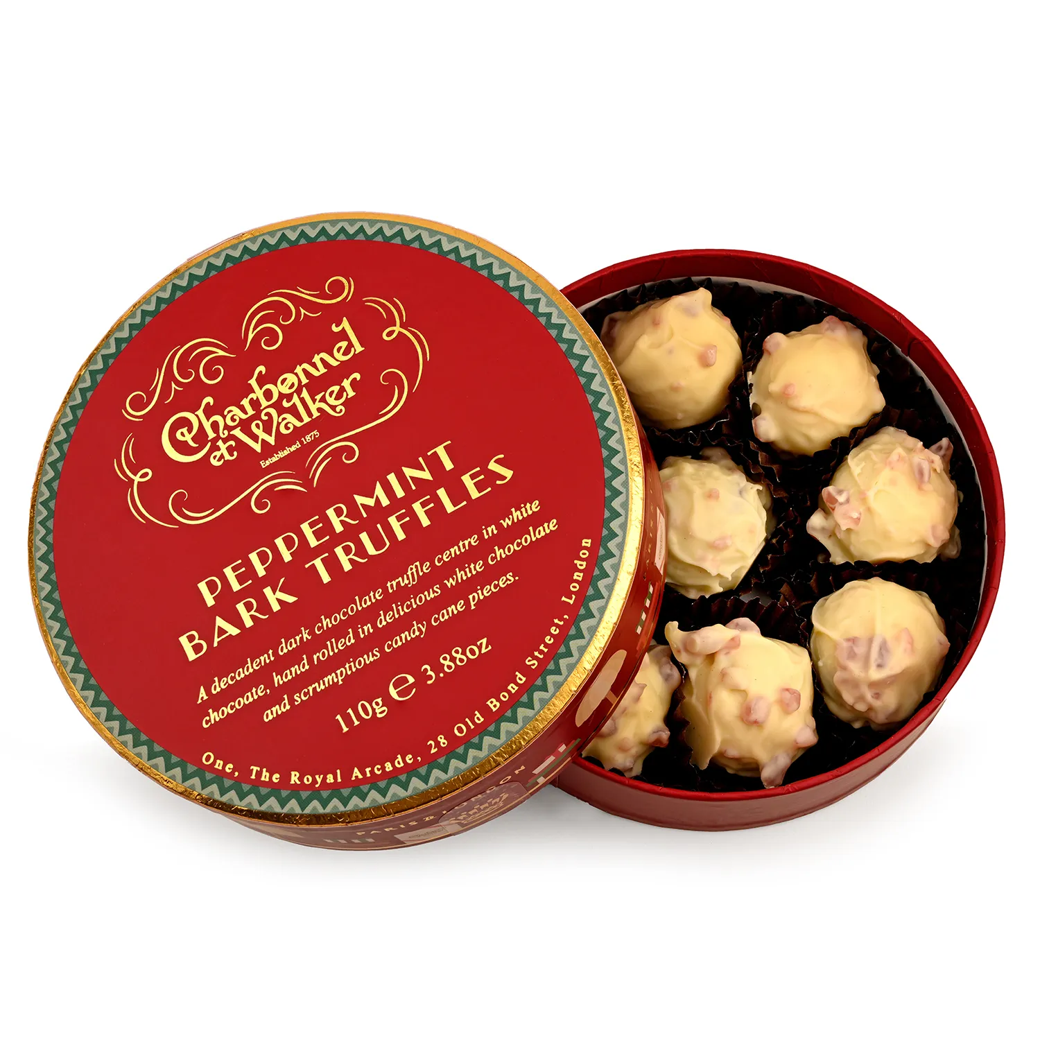 Charbonnel et Walker Peppermint Bark Truffles