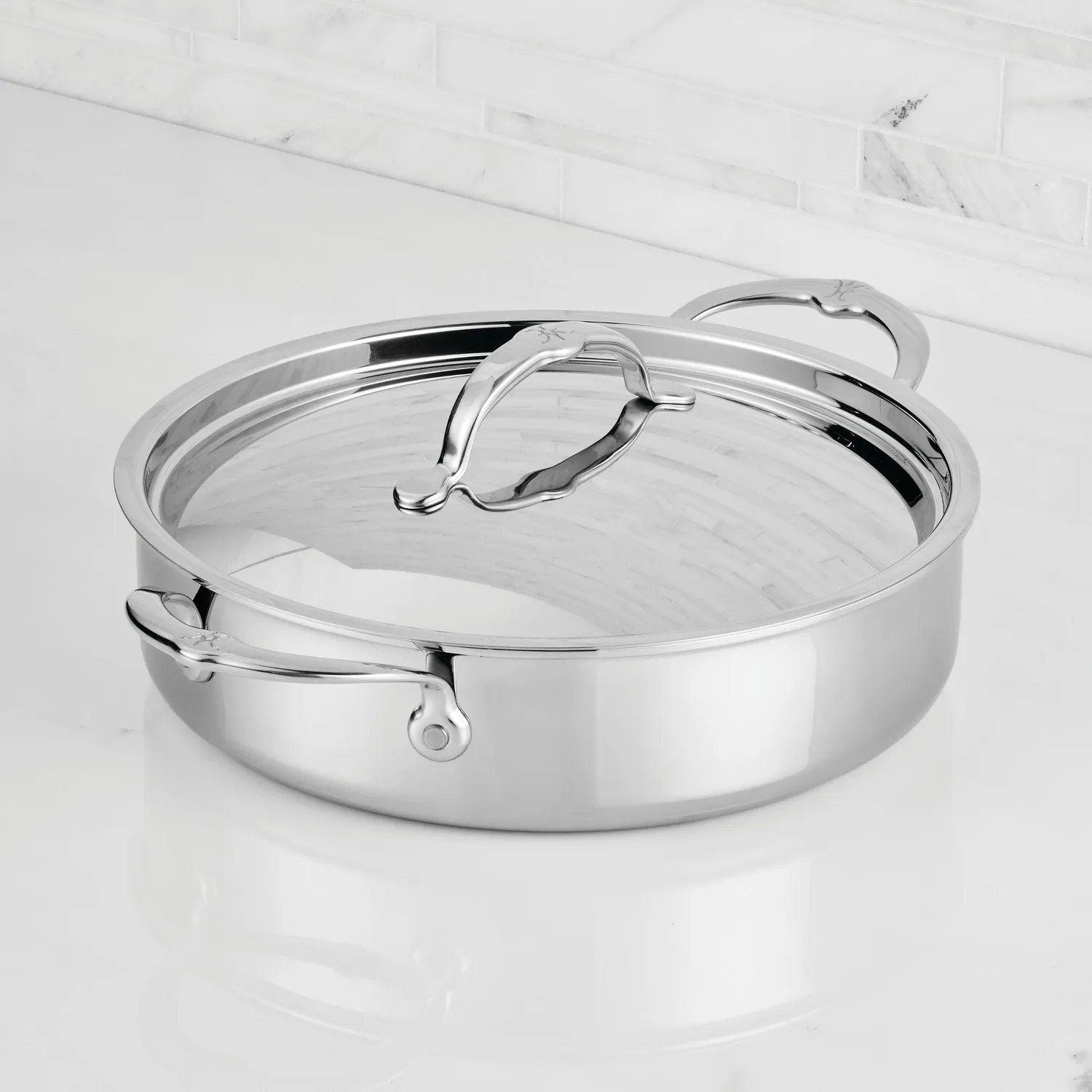 Hestan ProBond Luxe Stainless Steel Braiser, 3.5 qt.