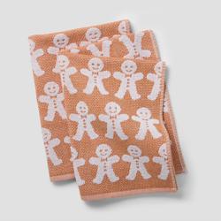 Sur la table Gingerbread Terry Towel, Set of 2
