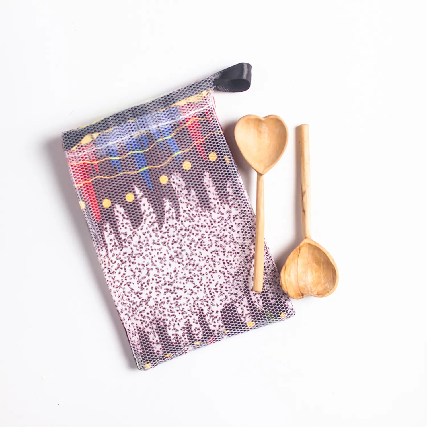 Powered by People Olivewood Heart Teaspoons, Set of 2 