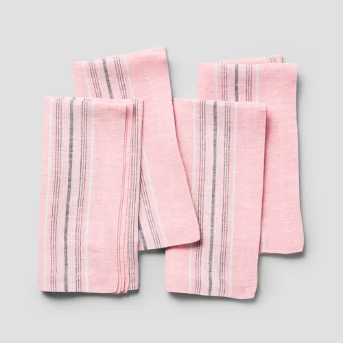 Sur La Table Linen Striped Napkins, Set of 4