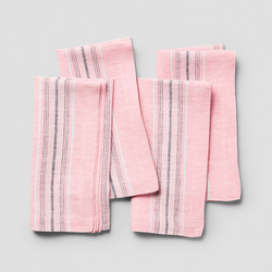 Sur La Table Linen Striped Napkins, Set of 4