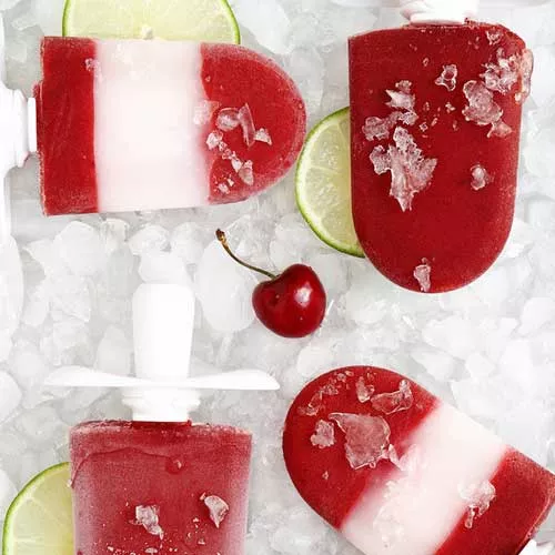 Cherry Limeade Quick Pops