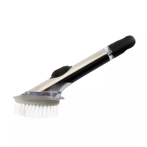 OXO SteeL Soap-Squirting Dish Brush