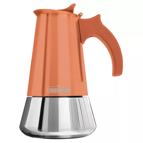London Sip Stainless Steel Espresso Maker, 10 Cup