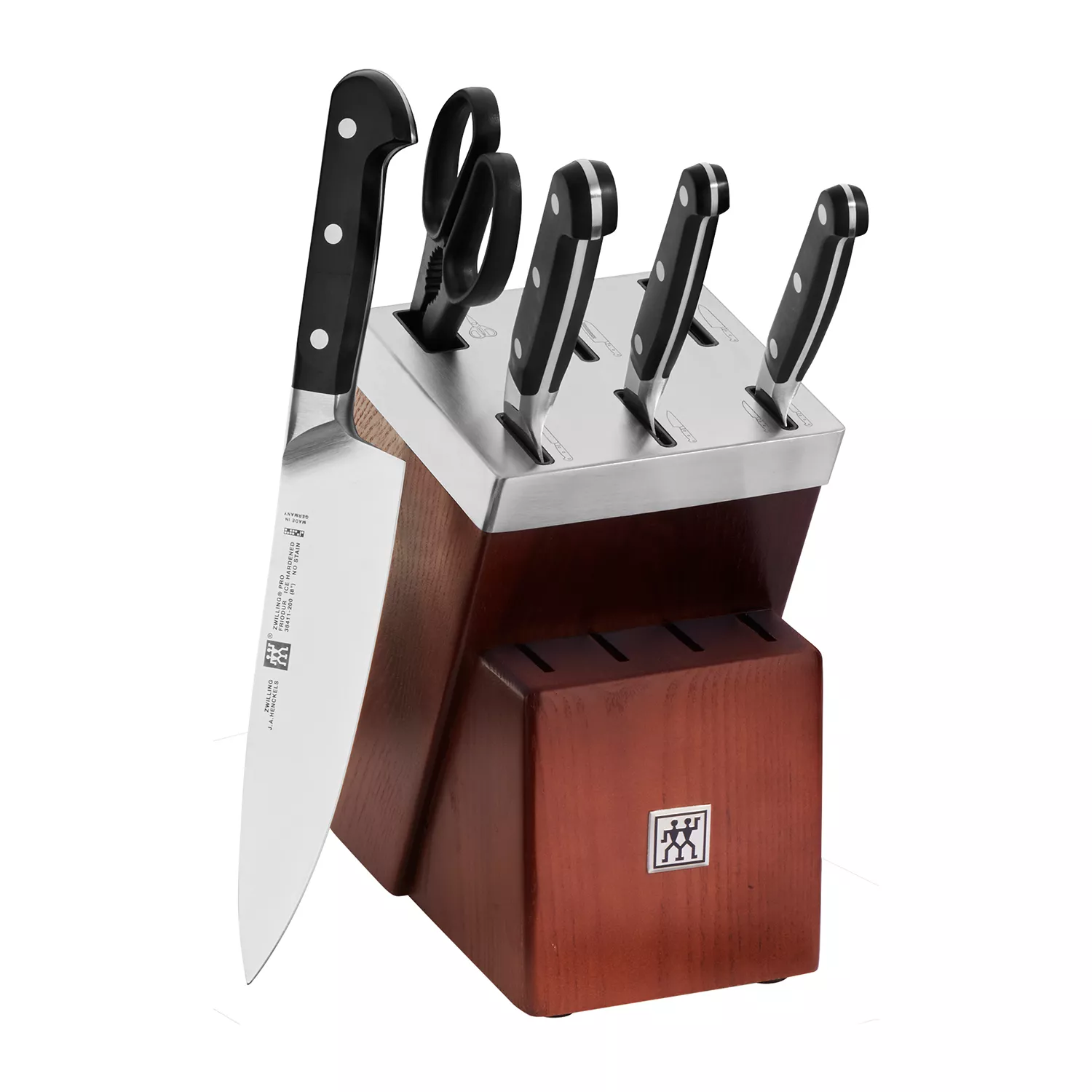 Zwilling Pro 7-Piece Self-Sharpening Knife Block Set