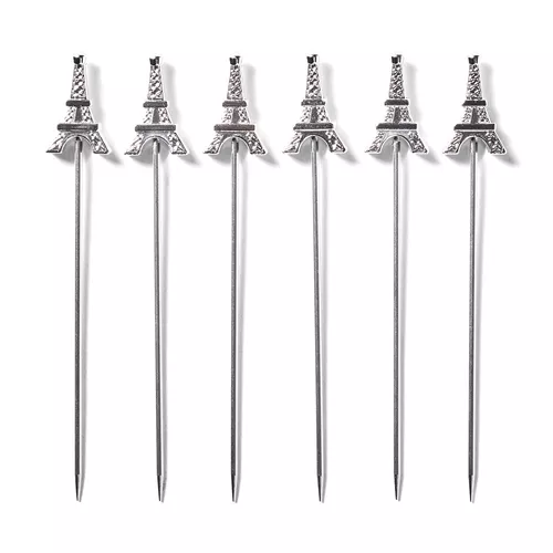 Sur La Table Stainless Steel 6-Piece Bar Tool Set, Silver