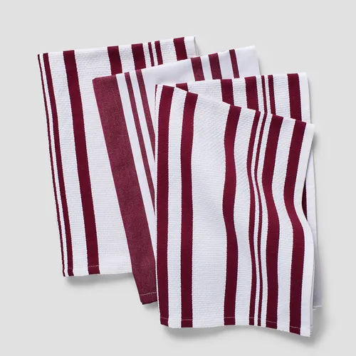 Sur La Table Striped Kitchen Towels, Set of 3