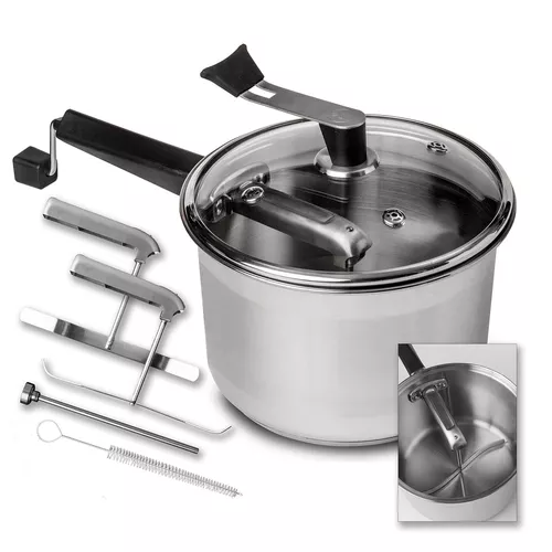 Whirley Pop Stainless Steel Platinum Series Popcorn Popper and Snack Maker