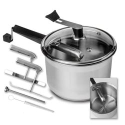 Whirley Pop Stainless Steel Platinum Series Popcorn Popper and Snack Maker