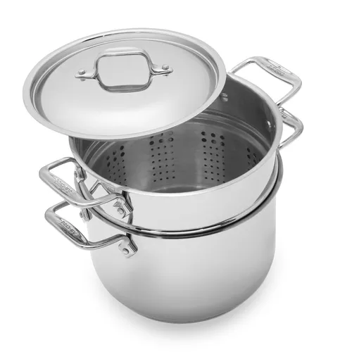 All-Clad Stainless Steel Pasta Pot, 6 qt.
