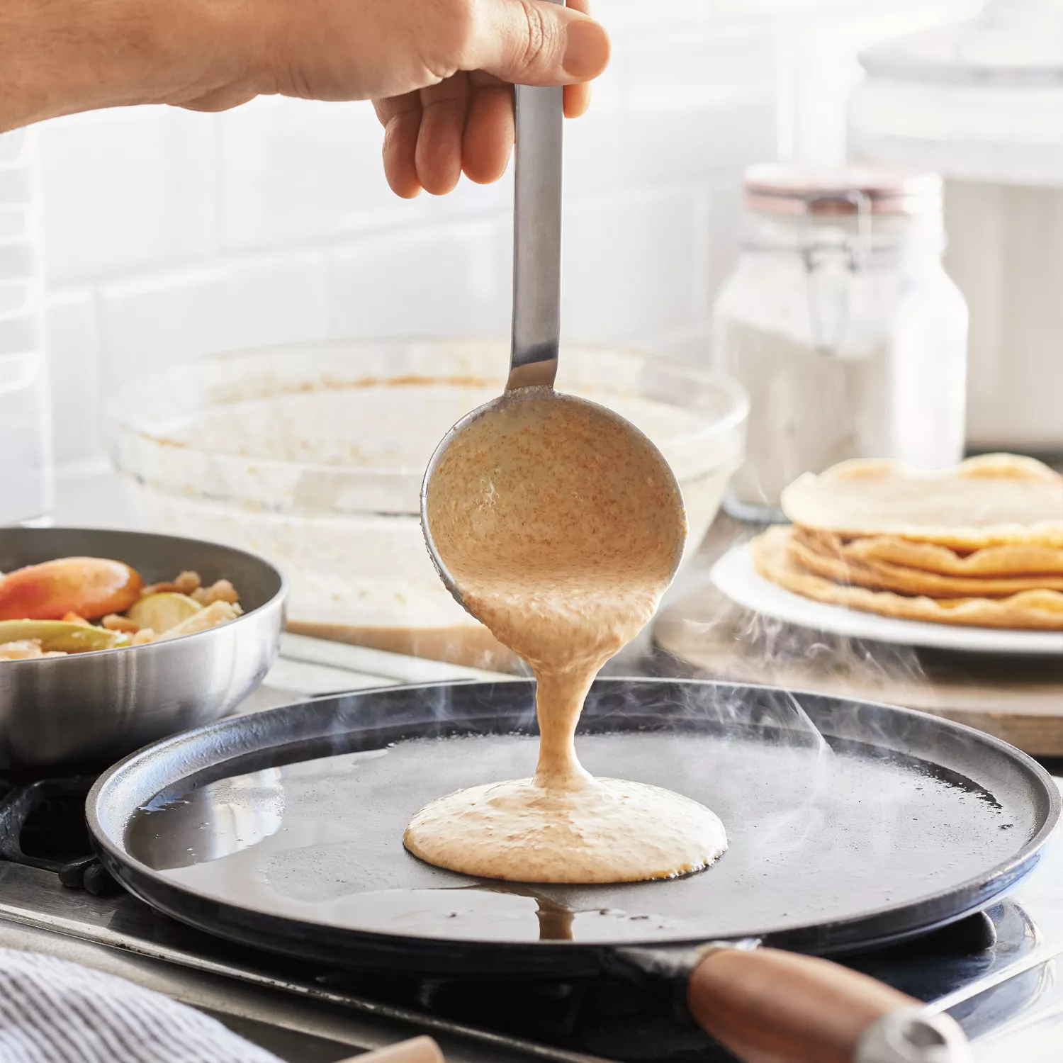 Staub pancake/crepe pan 30 cm, black