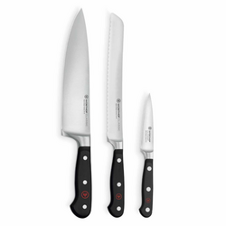 Wüsthof Classic 3-Piece Chef Knife Set