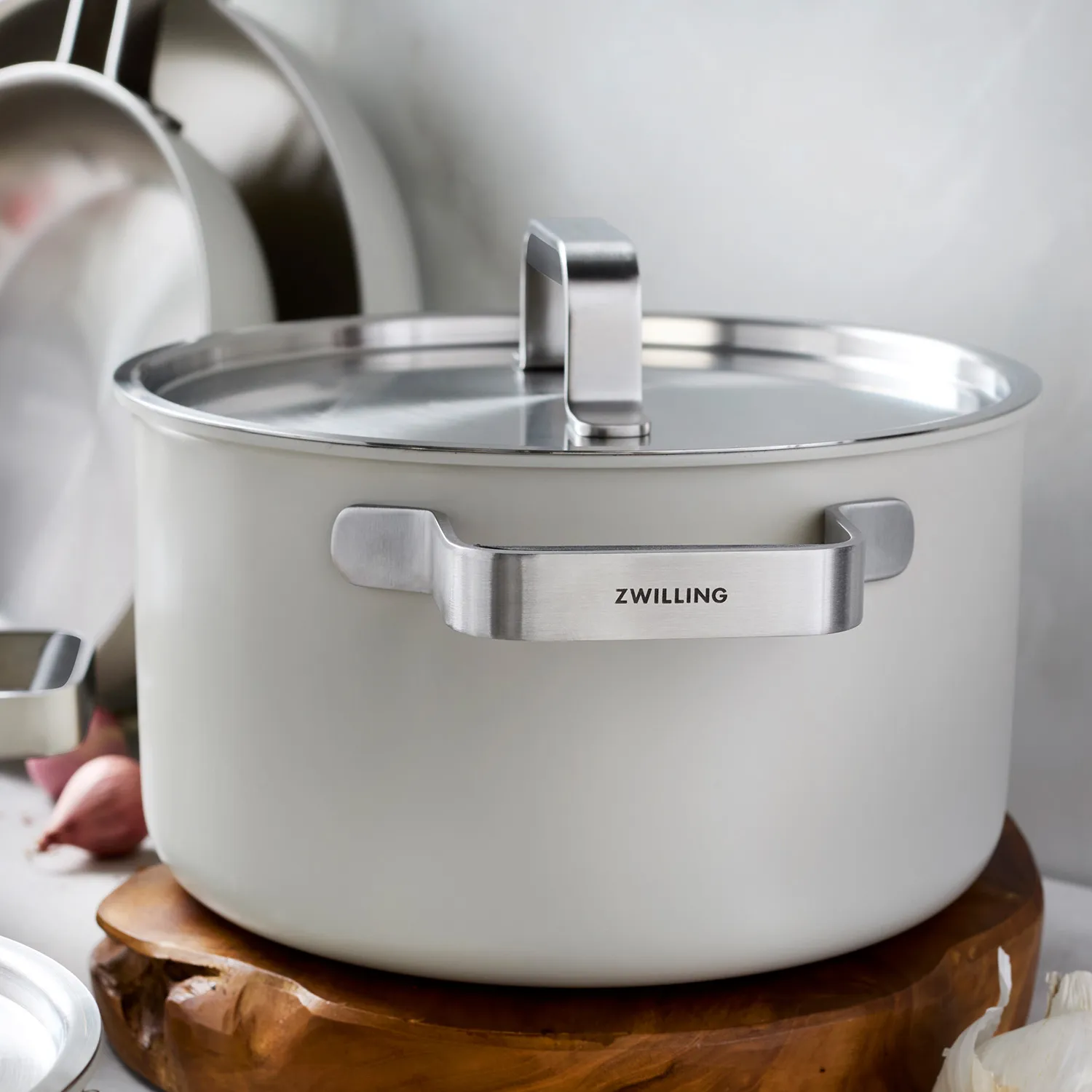 Zwilling Pure Stainless Steel 8-Piece Cookware Set