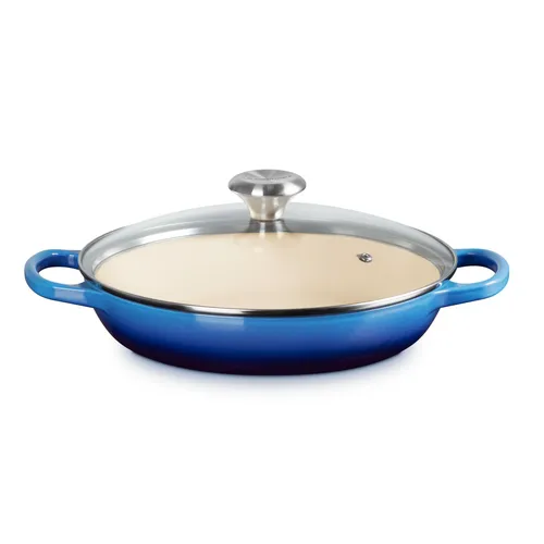 Le Creuset Signature Braiser with Glass Lid, 2.25 qt.