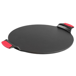 Lodge Cast Iron Pizza Pan with Silicone Handles, 15"