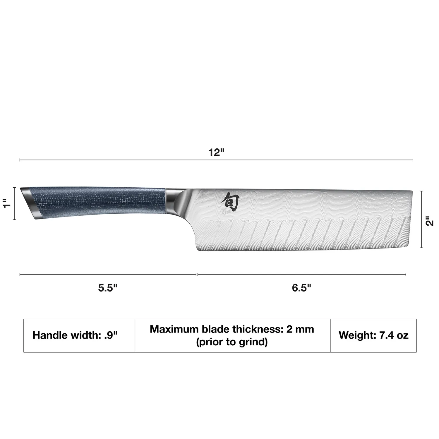Shun Shiranami 6.5" Nakiri Knife