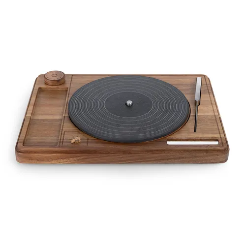 Picnic Time Turntable Cheese Board with Knife 