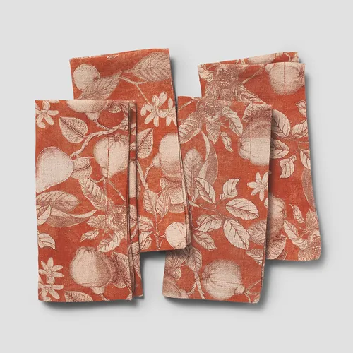 Sur La Table Rustic Orchard Napkins, Set of 4