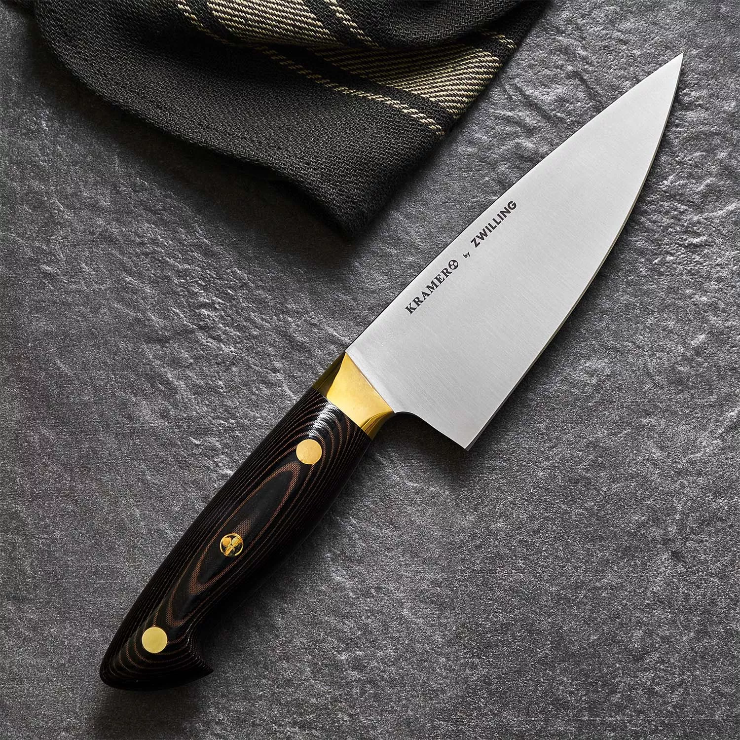 Bob Kramer 6" Carbon Steel Chef’s Knife by Zwilling J.A. Henckels