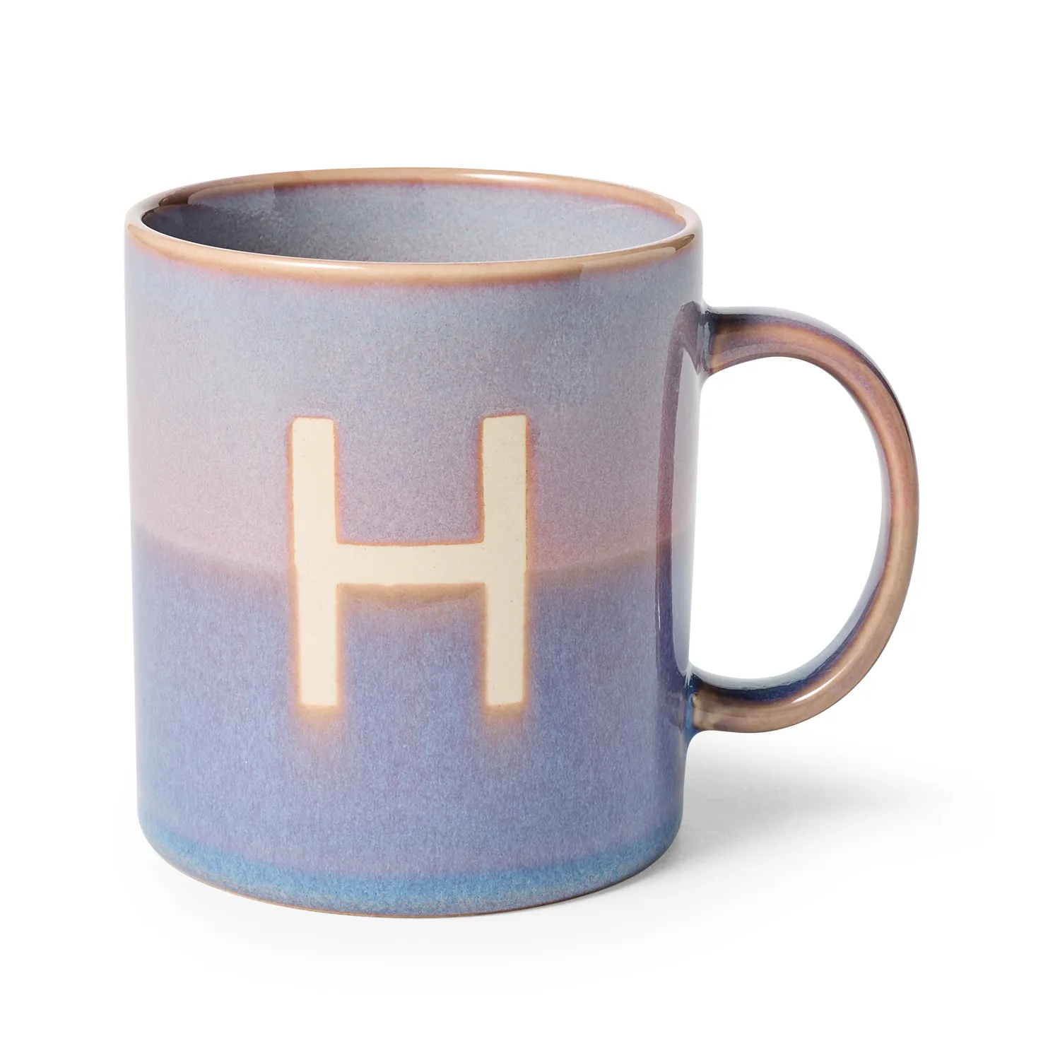 Sur La Table Color Block Monogram Mug, 16.2oz