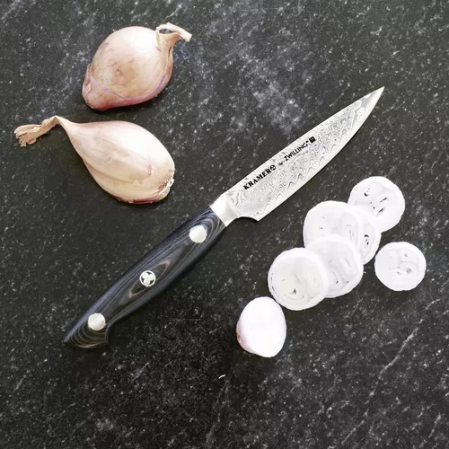 Bob Kramer 3&#189;&#34; Stainless Damascus Paring Knife by Zwilling J.A. Henckels