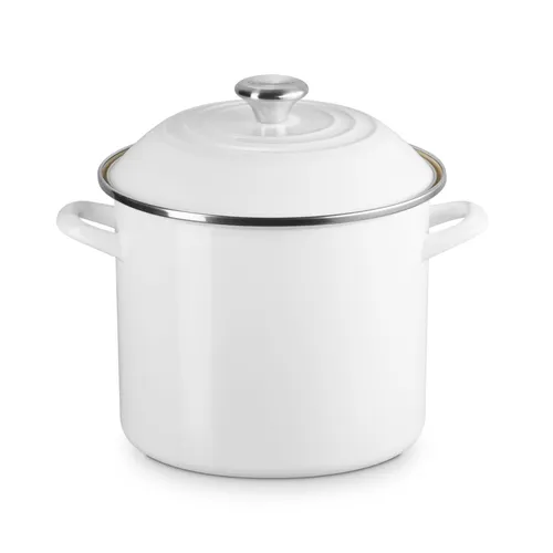 Le Creuset Enameled Steel Stockpot with Stainless Steel Knob, 10 qt.