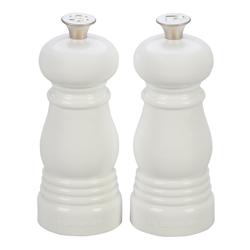Le Creuset Petite Salt & Pepper Mill Set, White Best mills available