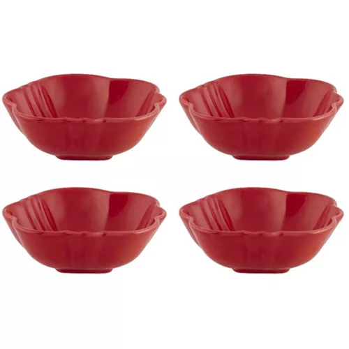 Bordallo Pinheiro Tomato Bowls, Set of 4