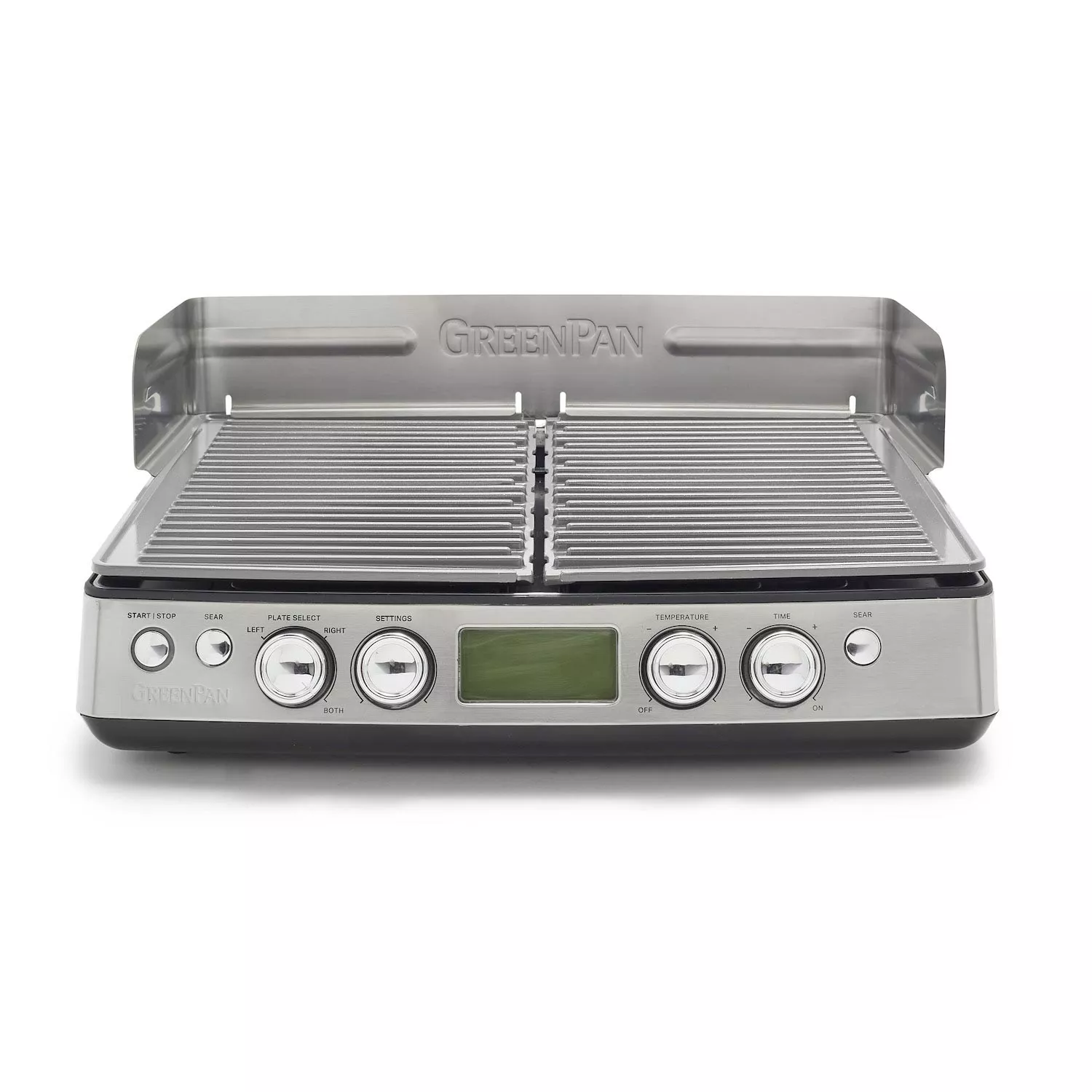 Elite XL Smoke-Less Grill & Griddle, Premiere Stainless Steel