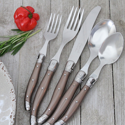 French Home Laguiole Stainless Steel Flatware, 20-Piece Set