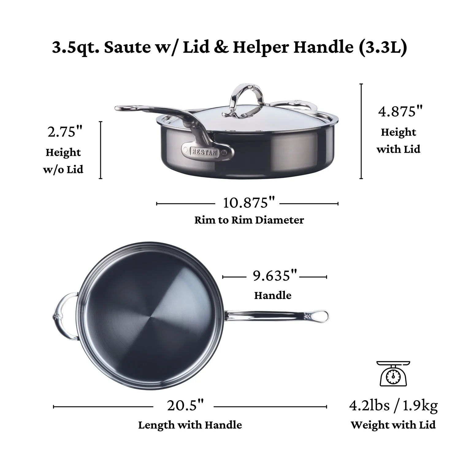 Hestan NanoBond Titanium & Provisions Stainless Steel 27-Piece Cookware Set