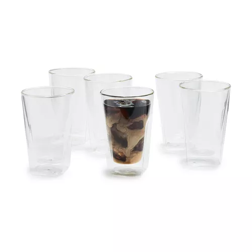 Sur La Table Vide Double-Wall Latte Glasses, Set of 6